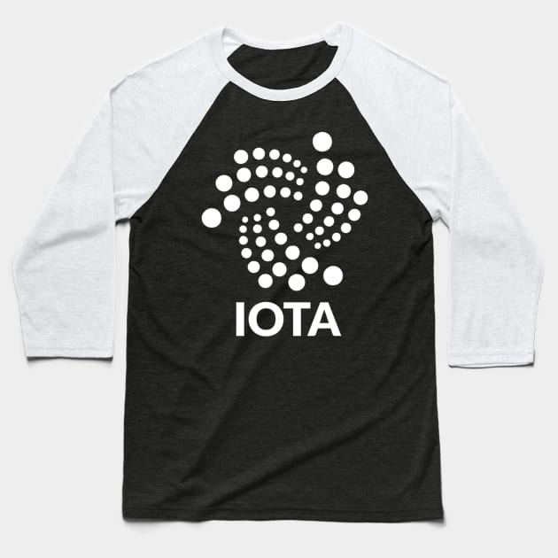 IOTA Logo 2 Baseball T-Shirt by CryptographTees